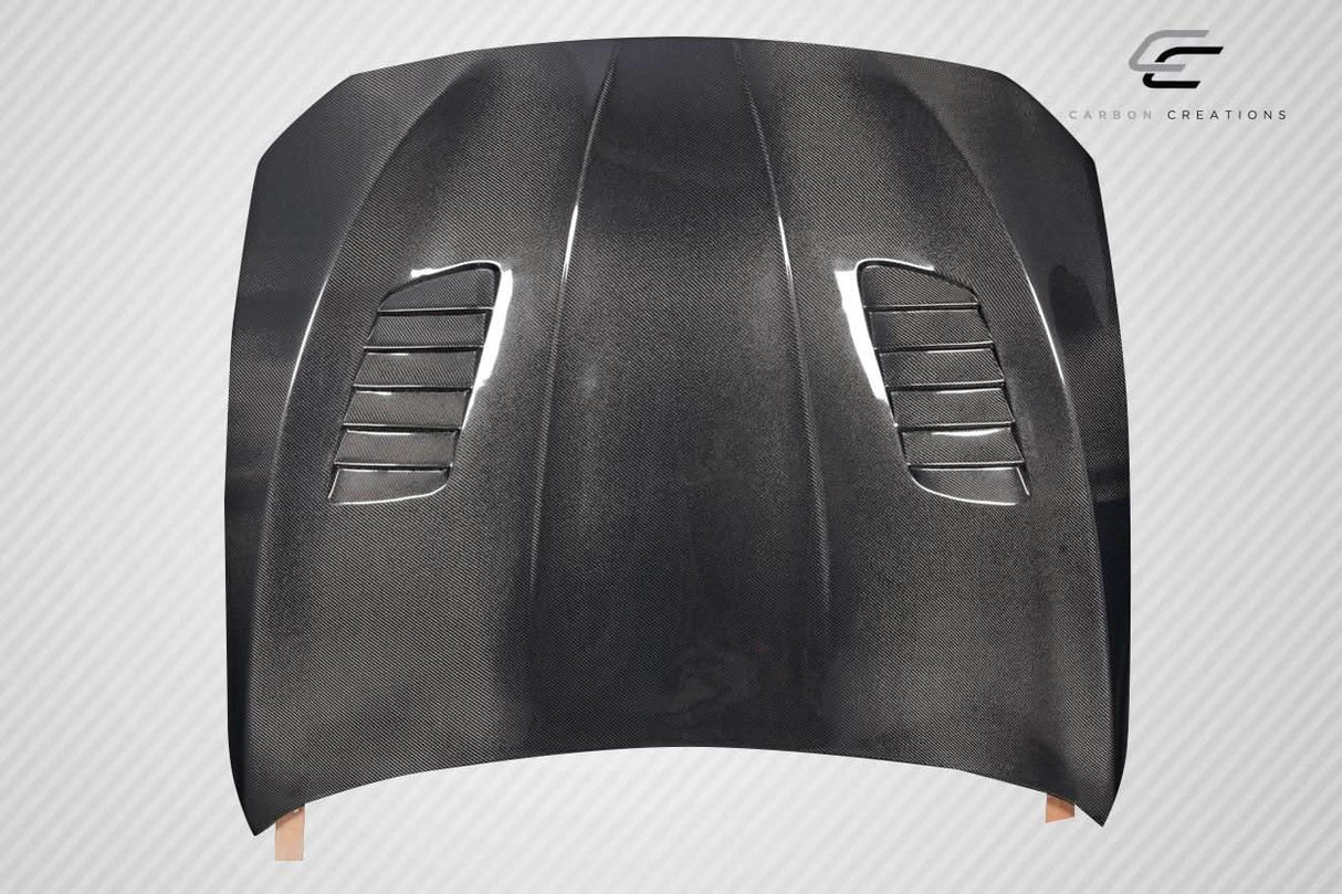 2011-2016 BMW 5 Series F10 Fusion Style Hood - Carbon Fiber