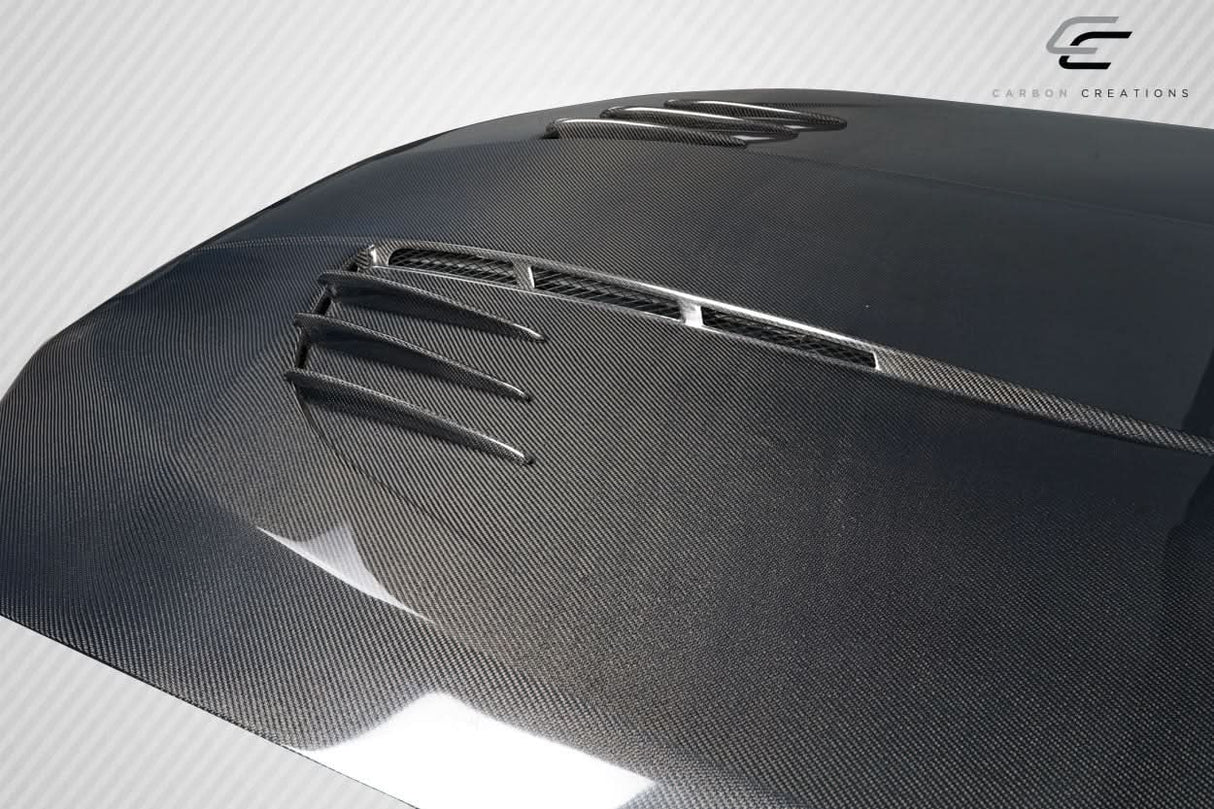 2017-2022 BMW 5 Series Power Dynamics Style Hood - Carbon Fiber