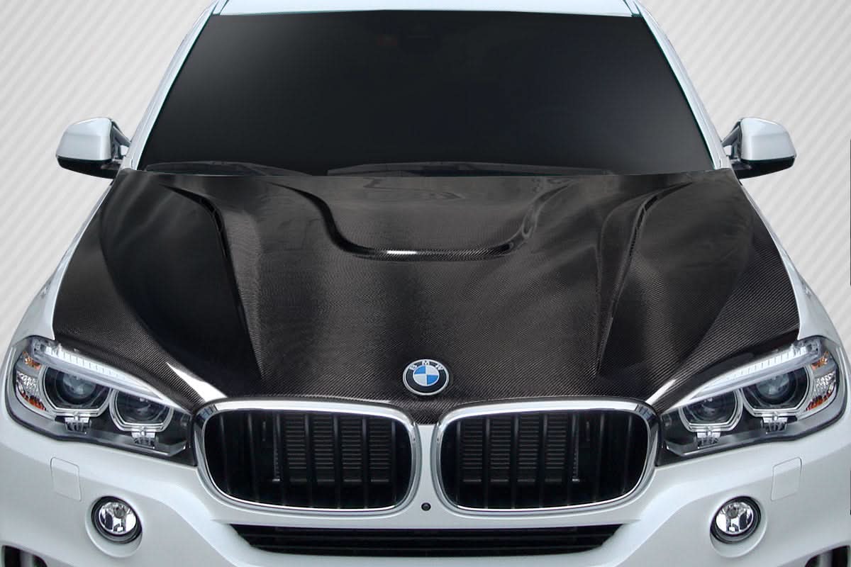 2014-2018 BMW X5/X6 Horstein Style Hood - Carbon Fiber