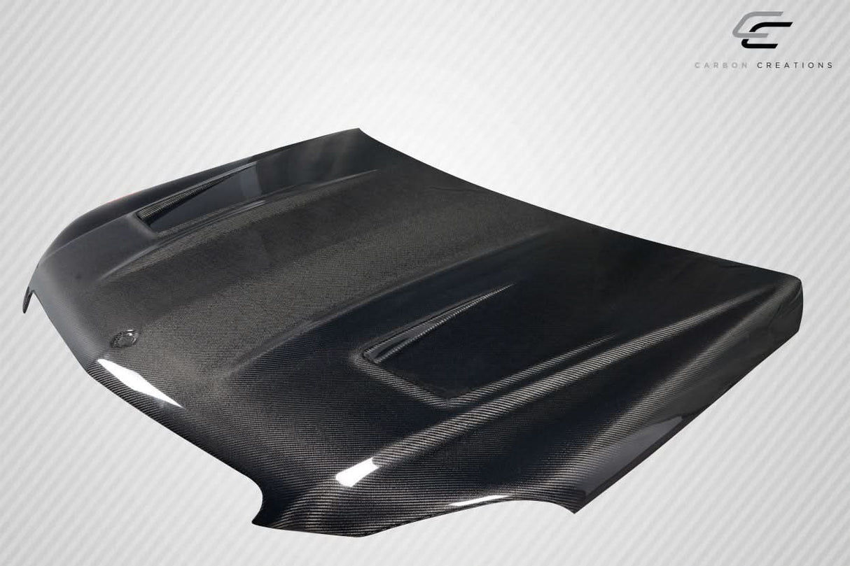 2012-2014 Mercedes C Class W204 Carlton Style Hood - Carbon Fiber