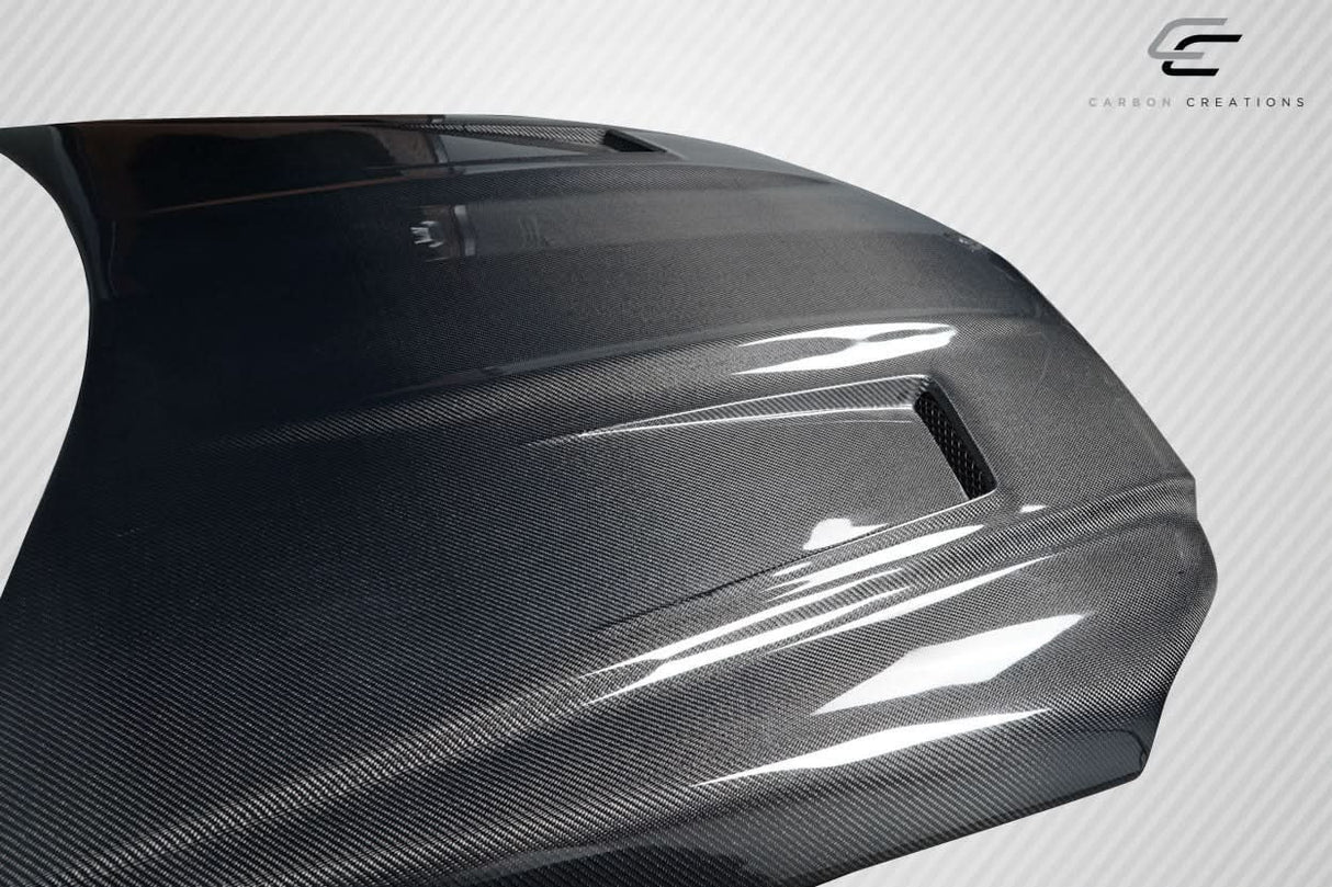 2012-2014 Mercedes C Class W204 Carlton Style Hood - Carbon Fiber