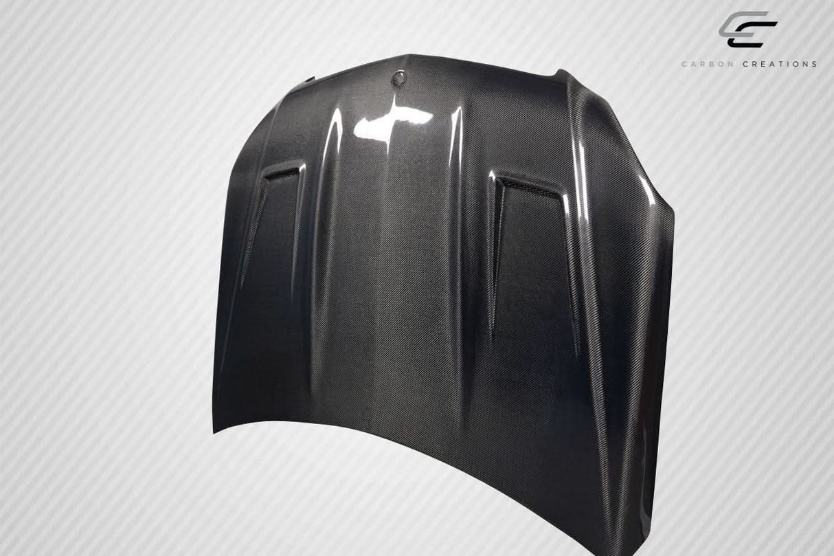 2012-2014 Mercedes C Class W204 Carlton Style Hood - Carbon Fiber