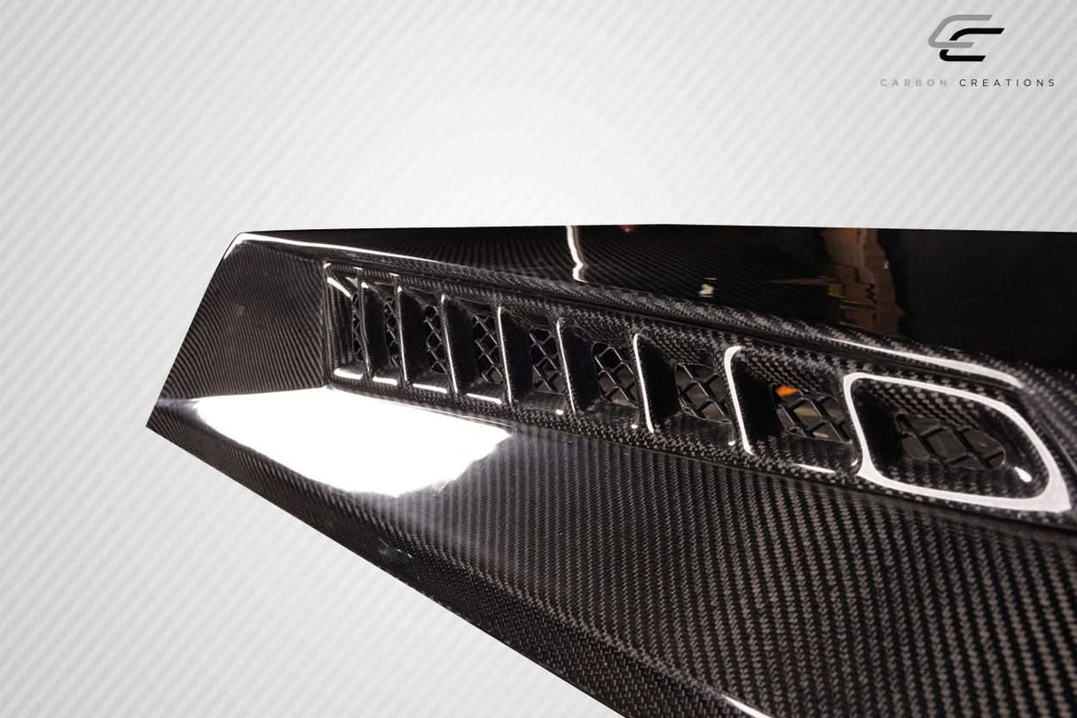 2000-2018 Mercedes G Class Behemoth Style Hood - Carbon Fiber