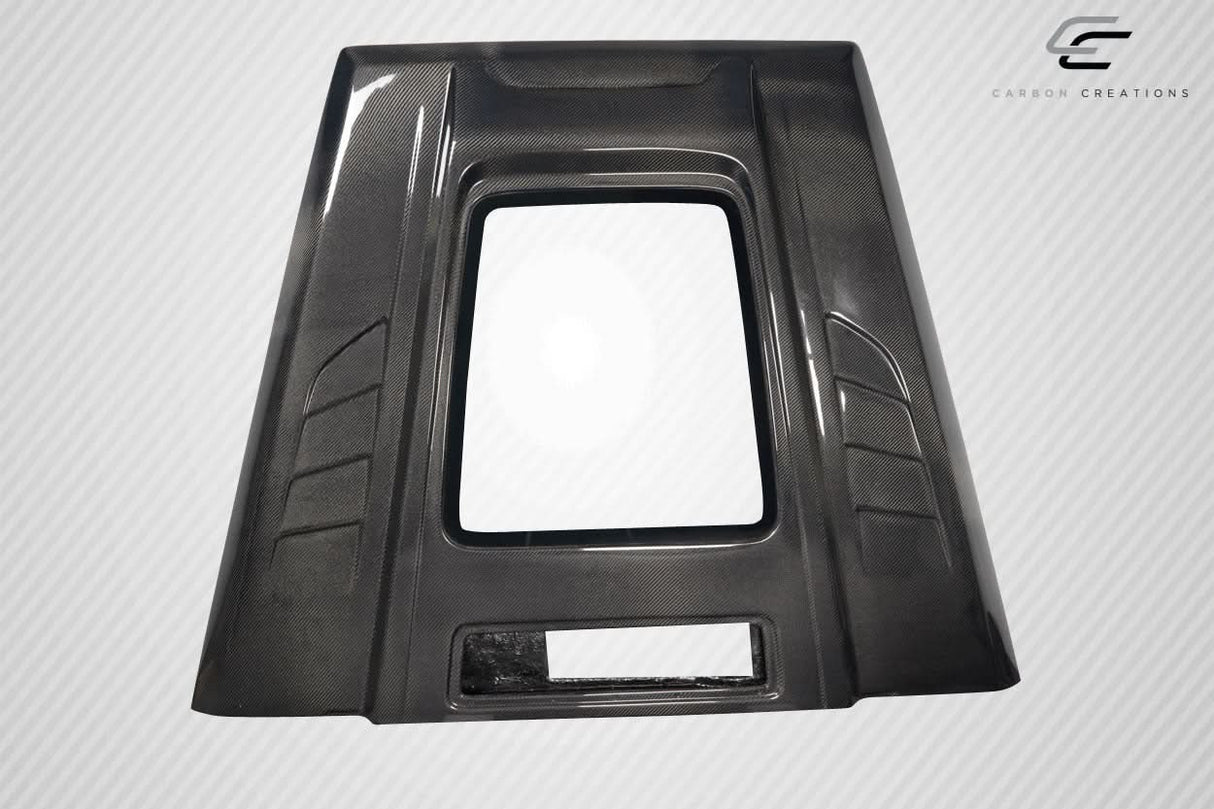 2000-2018 Mercedes G Class Window Style Hood - Carbon Fiber