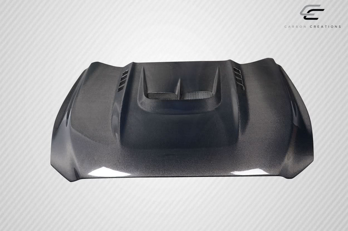 2015-2017 Ford Mustang Kryptonic Style Hood - Carbon Fiber
