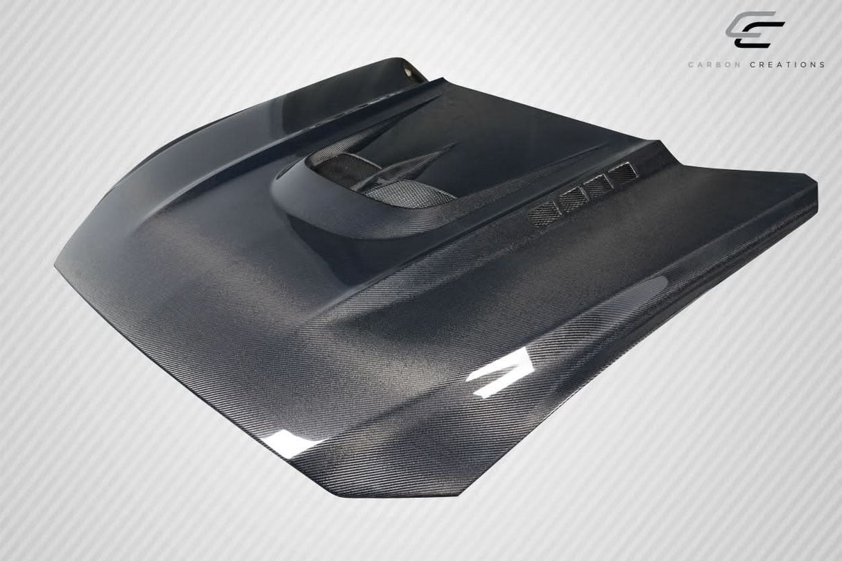 2015-2017 Ford Mustang Kryptonic Style Hood - Carbon Fiber