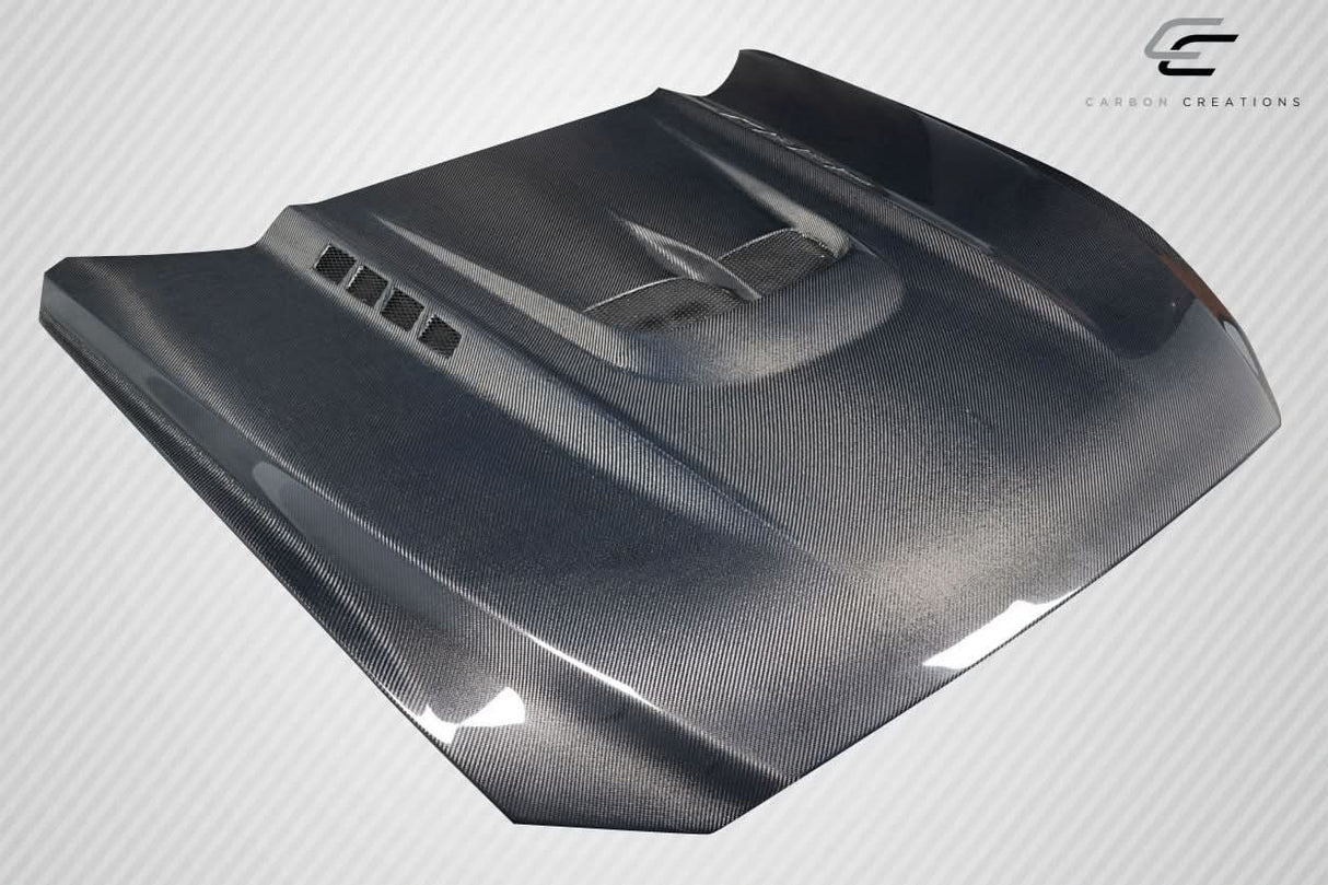 2015-2017 Ford Mustang Kryptonic Style Hood - Carbon Fiber