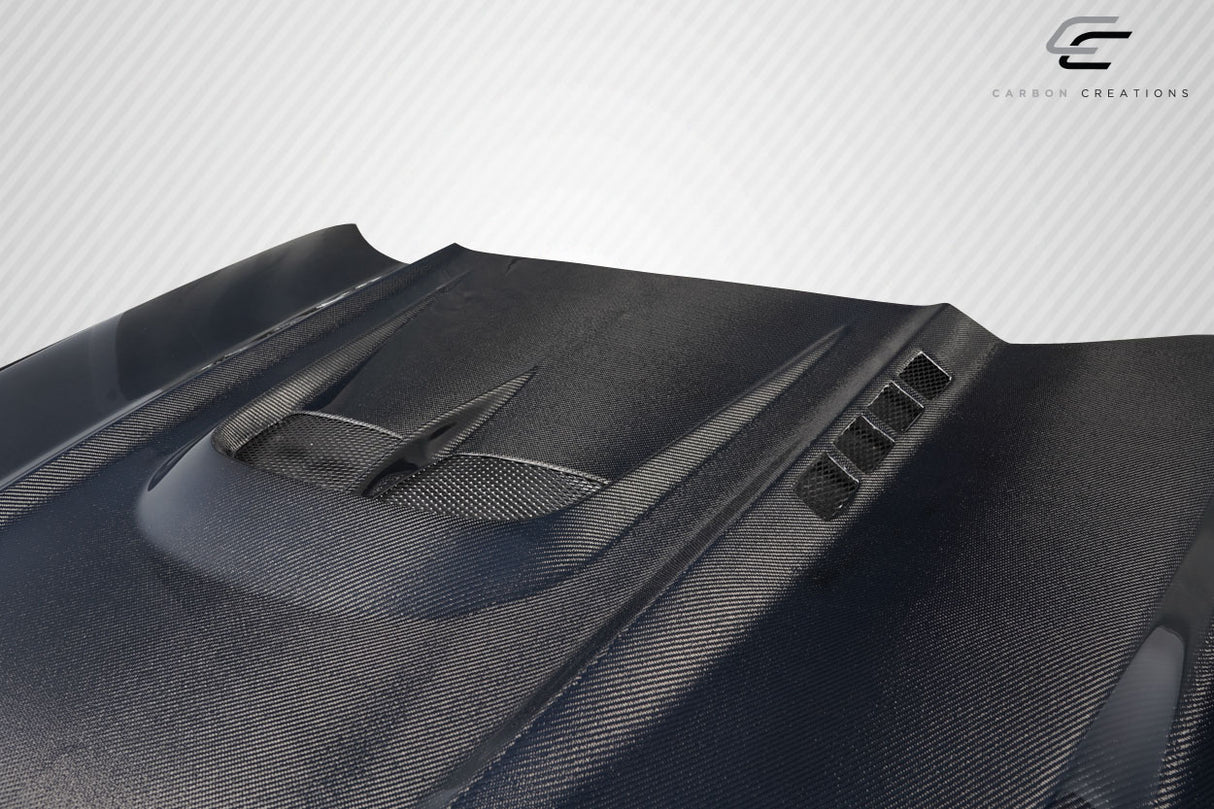 2015-2017 Ford Mustang Carbon Creations Kryptonic Hood - 1 Piece