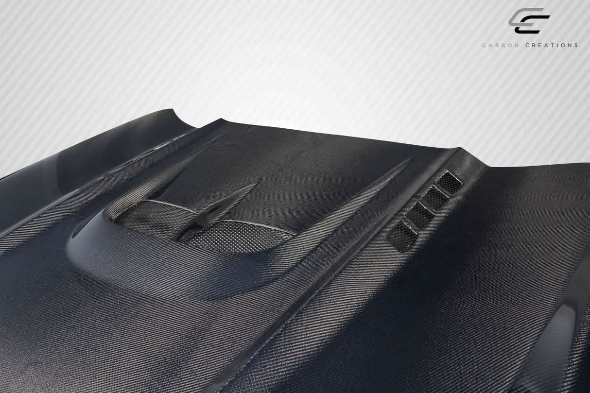 2015-2017 Ford Mustang Kryptonic Style Hood - Carbon Fiber