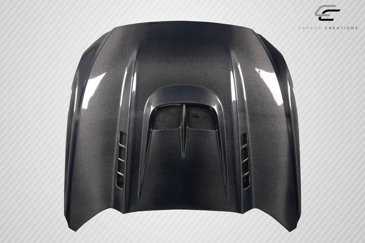 2015-2017 Ford Mustang Carbon Creations Kryptonic Hood - 1 Piece