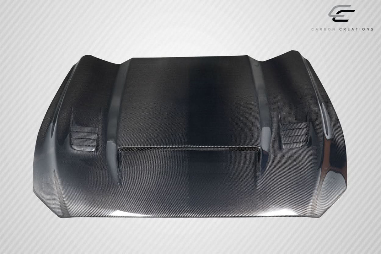2015-2017 Ford Mustang R Spec Style Hood - Carbon Fiber