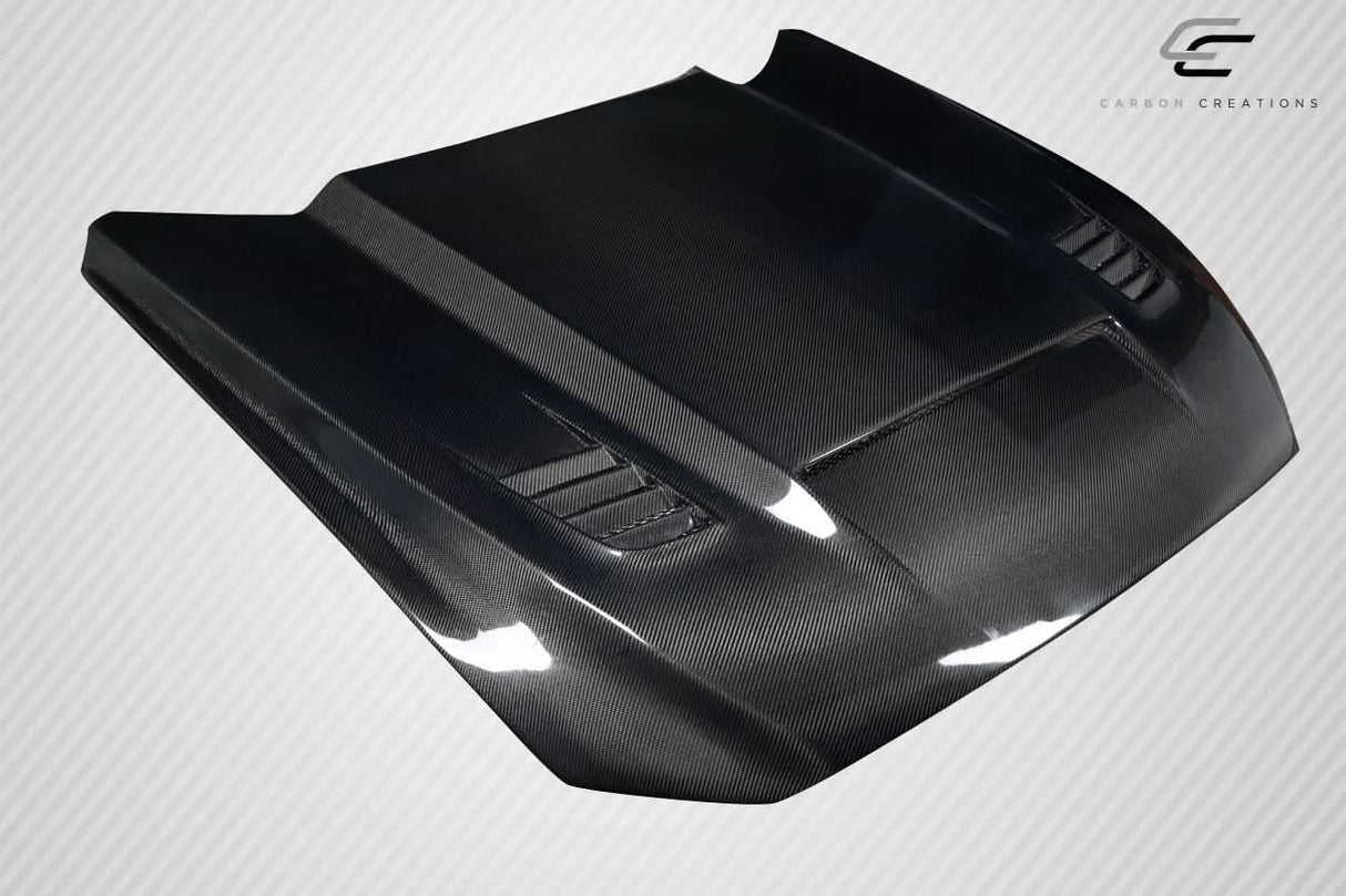 2015-2017 Ford Mustang R Spec Style Hood - Carbon Fiber