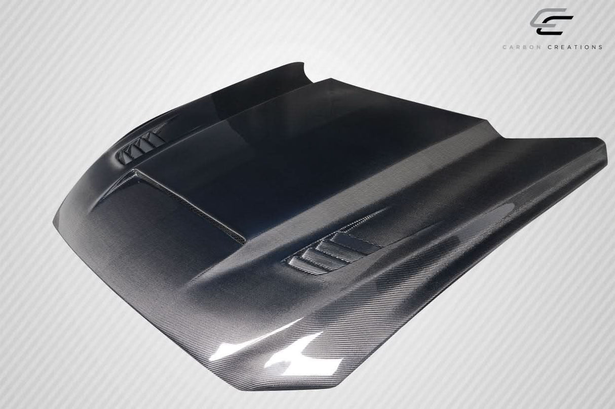 2015-2017 Ford Mustang R Spec Style Hood - Carbon Fiber