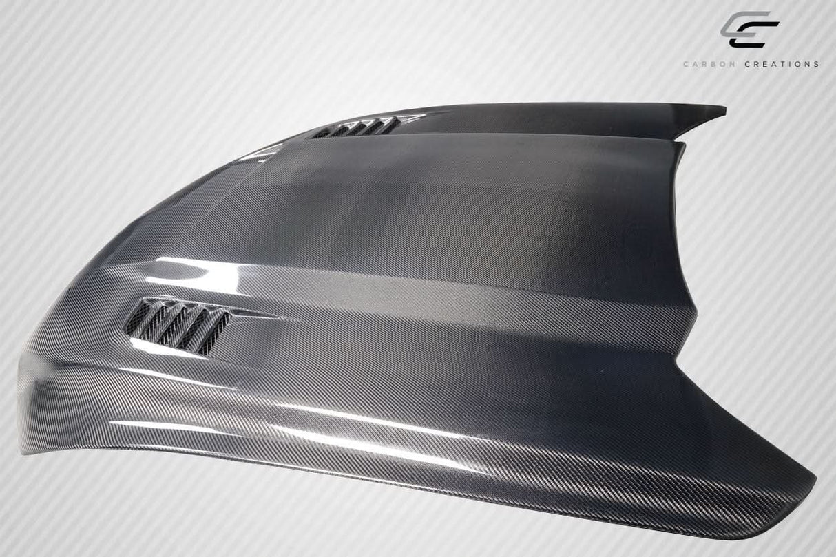 2015-2017 Ford Mustang R Spec Style Hood - Carbon Fiber