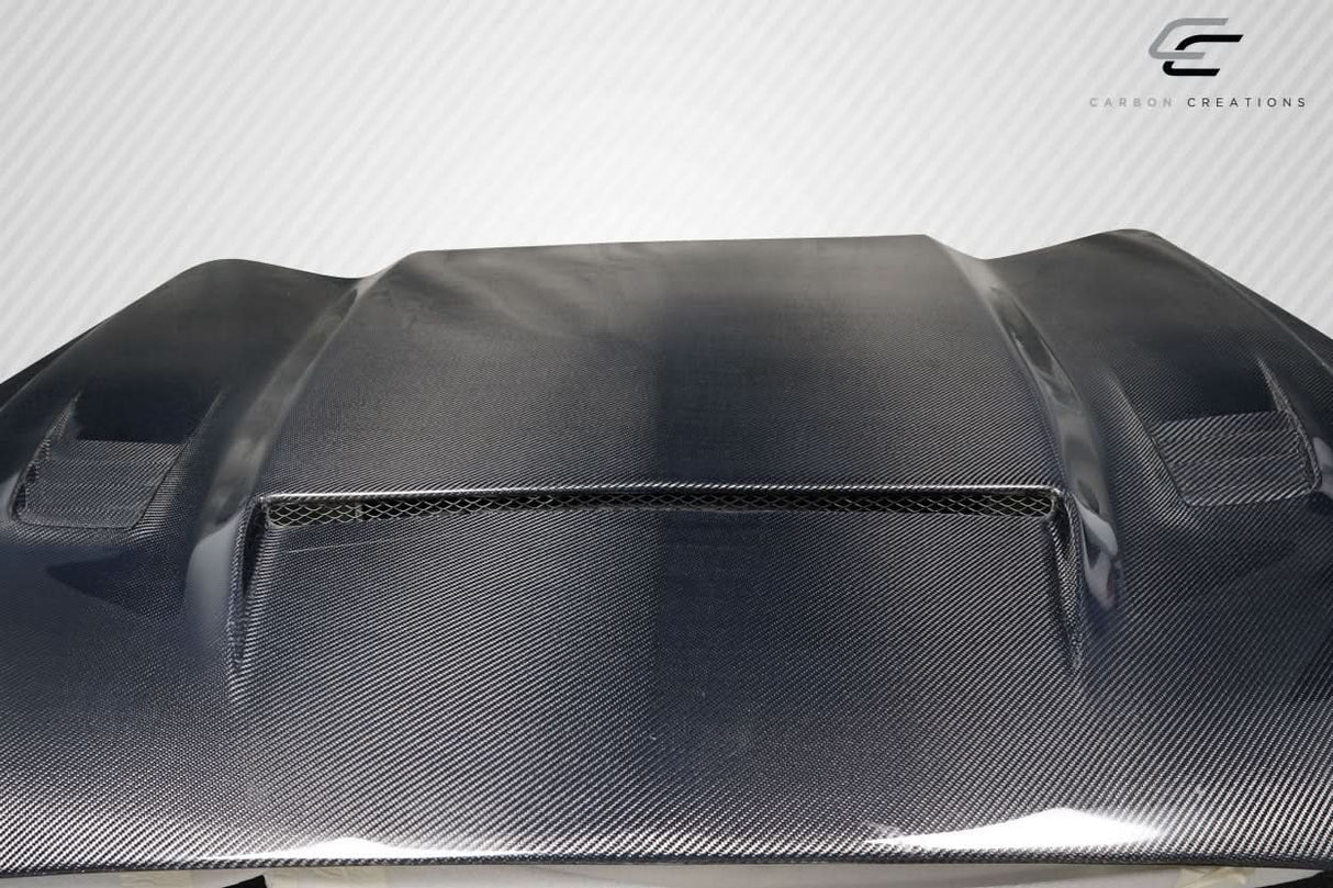 2015-2017 Ford Mustang R Spec Style Hood - Carbon Fiber