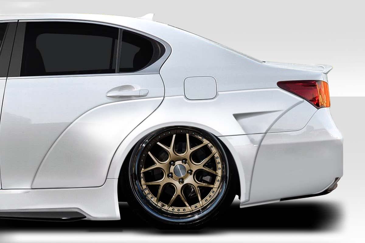 2013-2020 Lexus GS AM Design Style Wide Body Rear Fender Flares - FRP