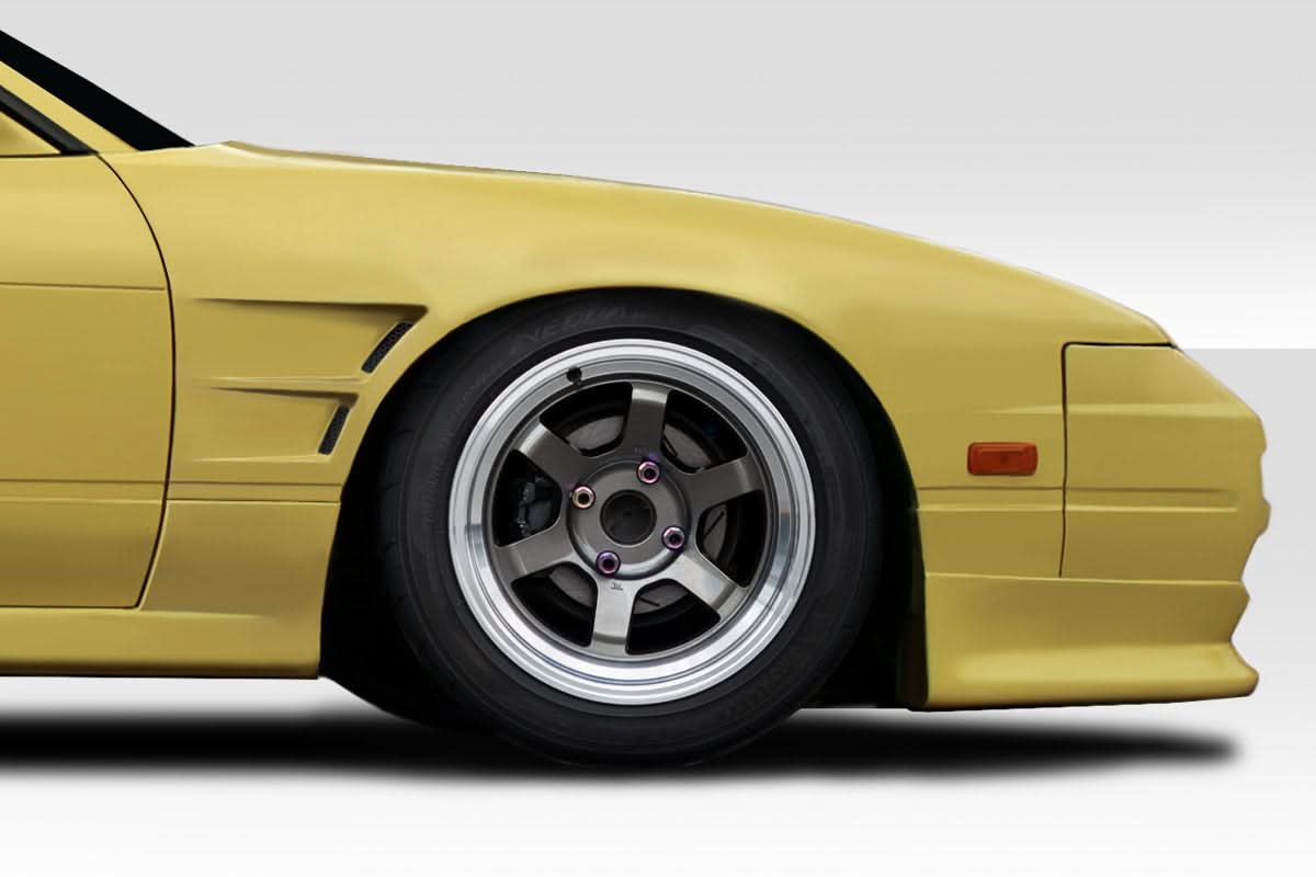 1989-1994 Nissan 240SX D1 Sport Style 25MM Front Fenders - FRP