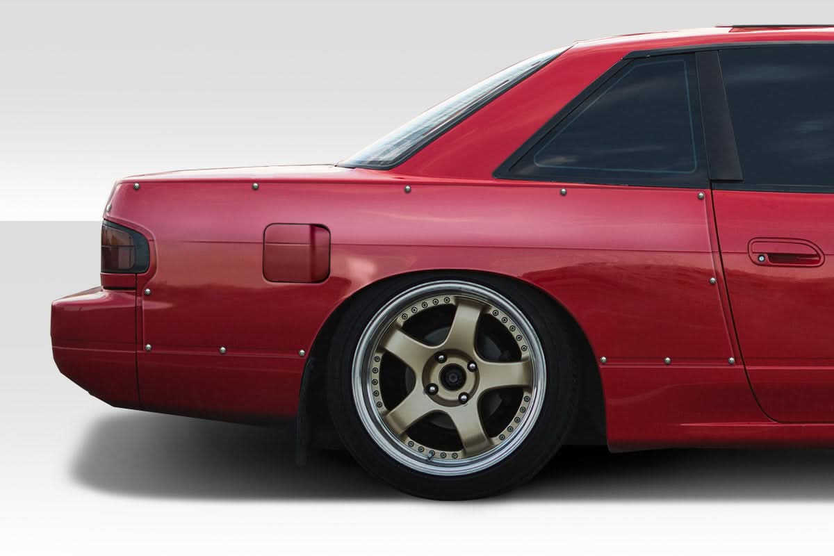 1989-1994 Nissan 240SX S13 D1 Sport Style Rear Fender Flares - FRP