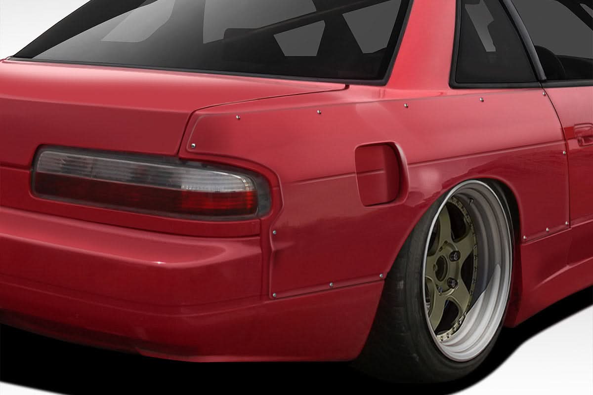 1989-1994 Nissan 240SX S13 D1 Sport Style Rear Fender Flares - FRP