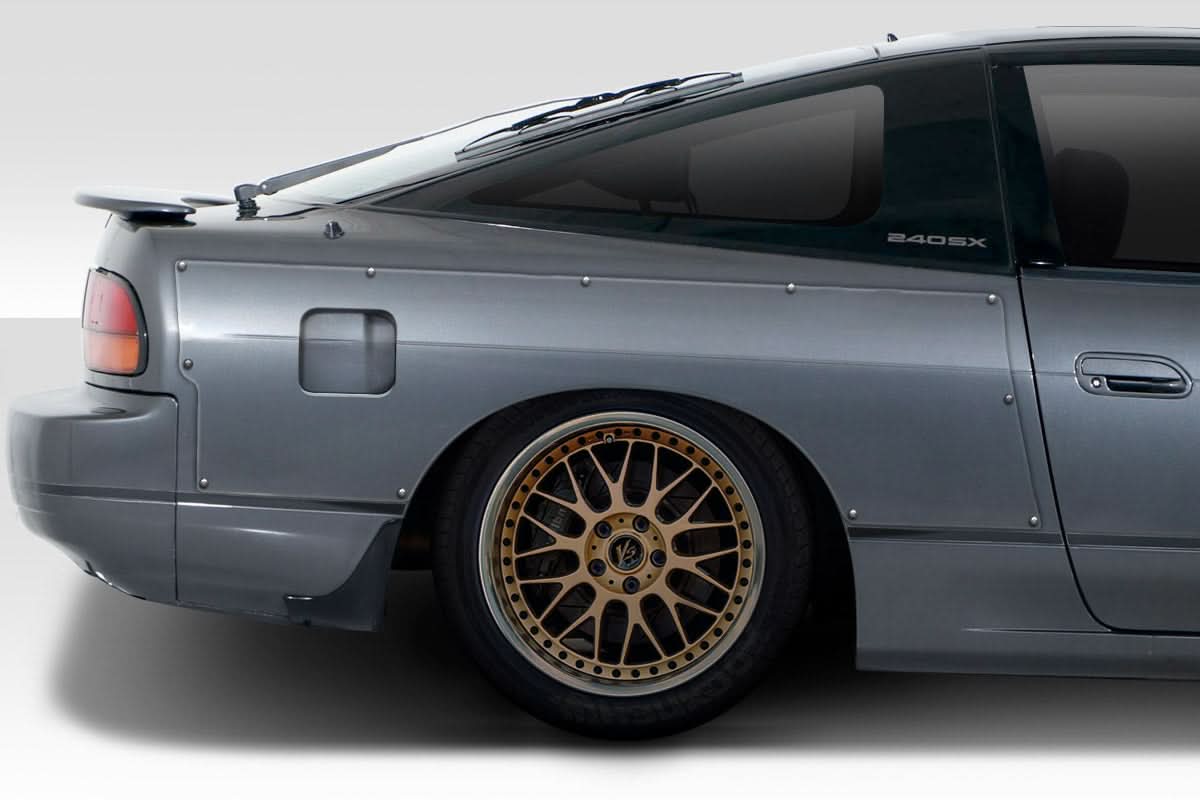 1989-1994 Nissan 240SX S13 HB D1 Sport Style Rear Fender Flares - FRP