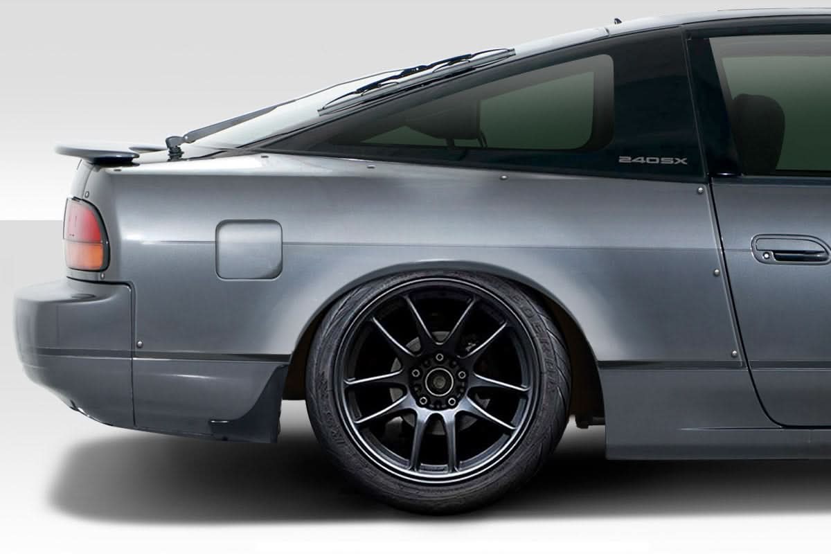 1989-1994 Nissan 240SX S13 O Type Style 30MM Rear Fender Flares - FRP