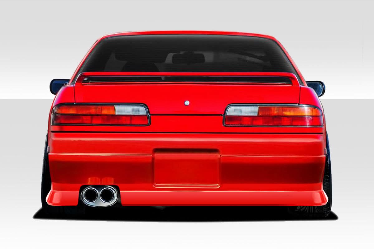 1989-1994 Nissan 240SX D1 Sport V3 Style Rear Bumper Cover - FRP