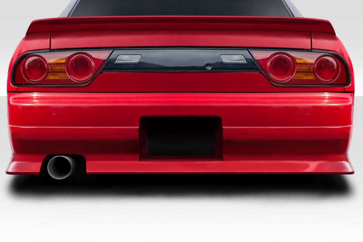 1989-1994 Nissan 240SX S13 HB D1 Sport V3 Style Rear Bumper Cover - FRP