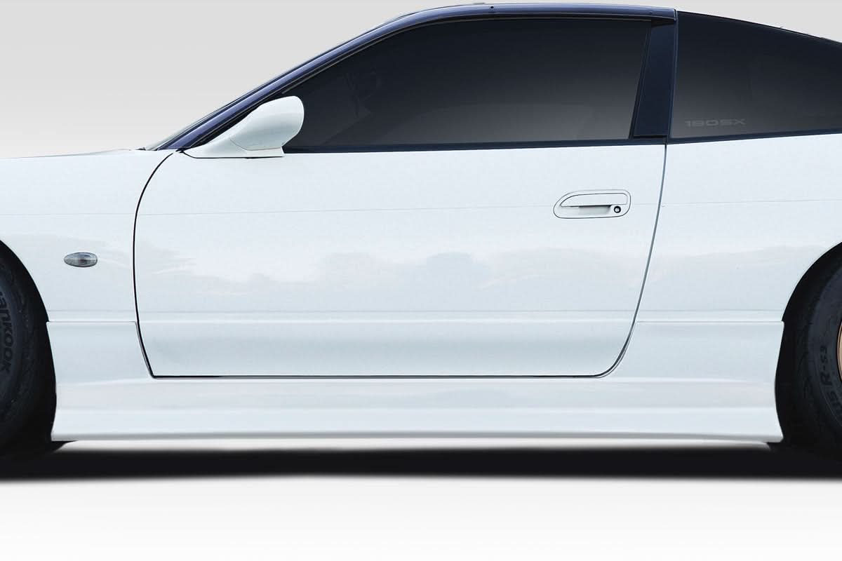 1989-1994 Nissan 240SX S13 D1 Sport V3 Style Side Skirts - FRP