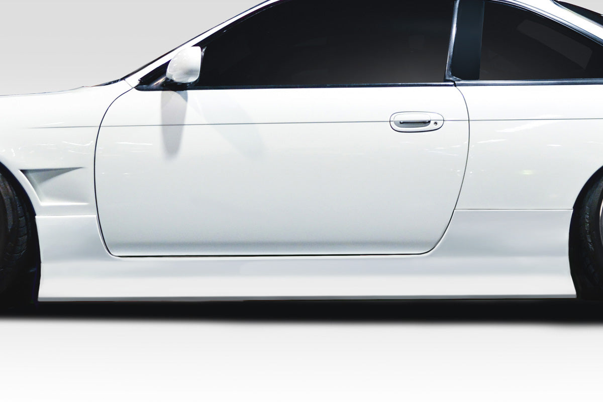 1995-1998 Nissan 240SX D1 Sport V3 Style Side Skirts - FRP