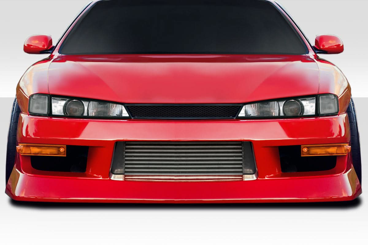 1997-1998 Nissan 240SX S14 B Sport V3 Style Front Bumper Cover - FRP