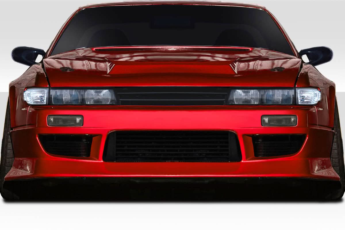1989-1994 Nissan Silvia S13 D1 Sport V3 Style Front Bumper Cover - FRP