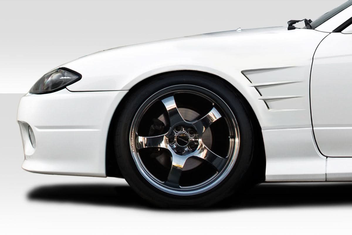 1999-2002 Nissan Silvia S15 GPR Style Front Fenders - 2 Piece - FRP