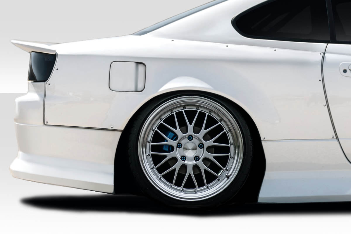 1999-2002 Nissan Silvia S15 D1 Sport Style 30MM Rear Fender Flares - FRP