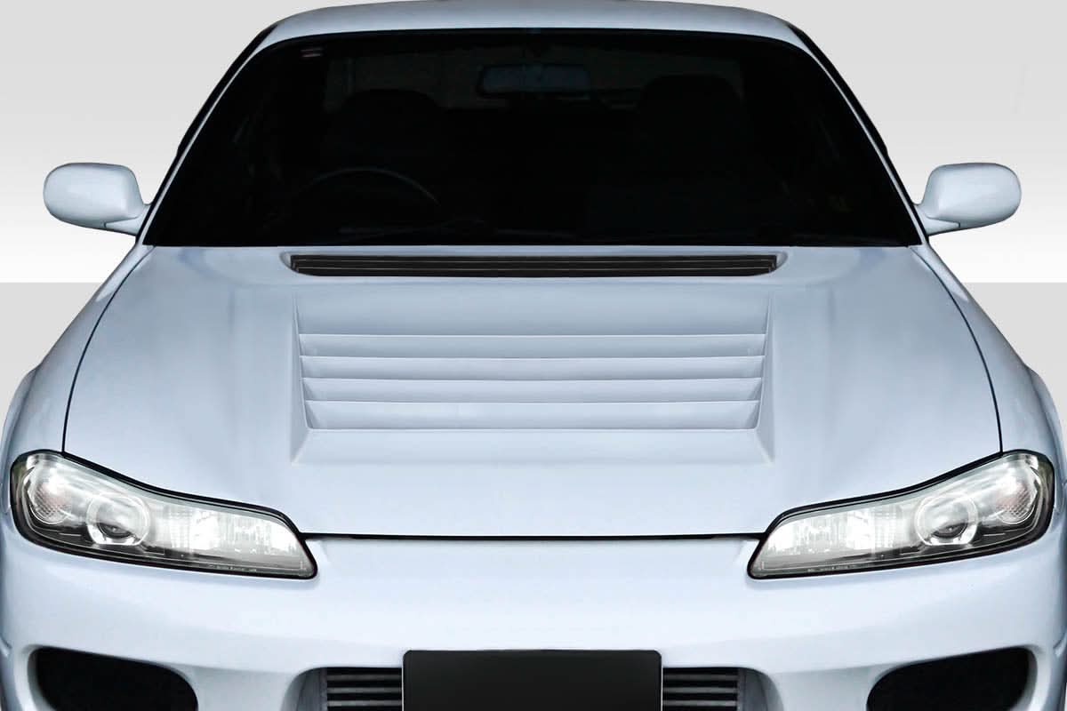 1999-2002 Nissan Silvia S15 D1 Style Hood - 1 Piece - FRP