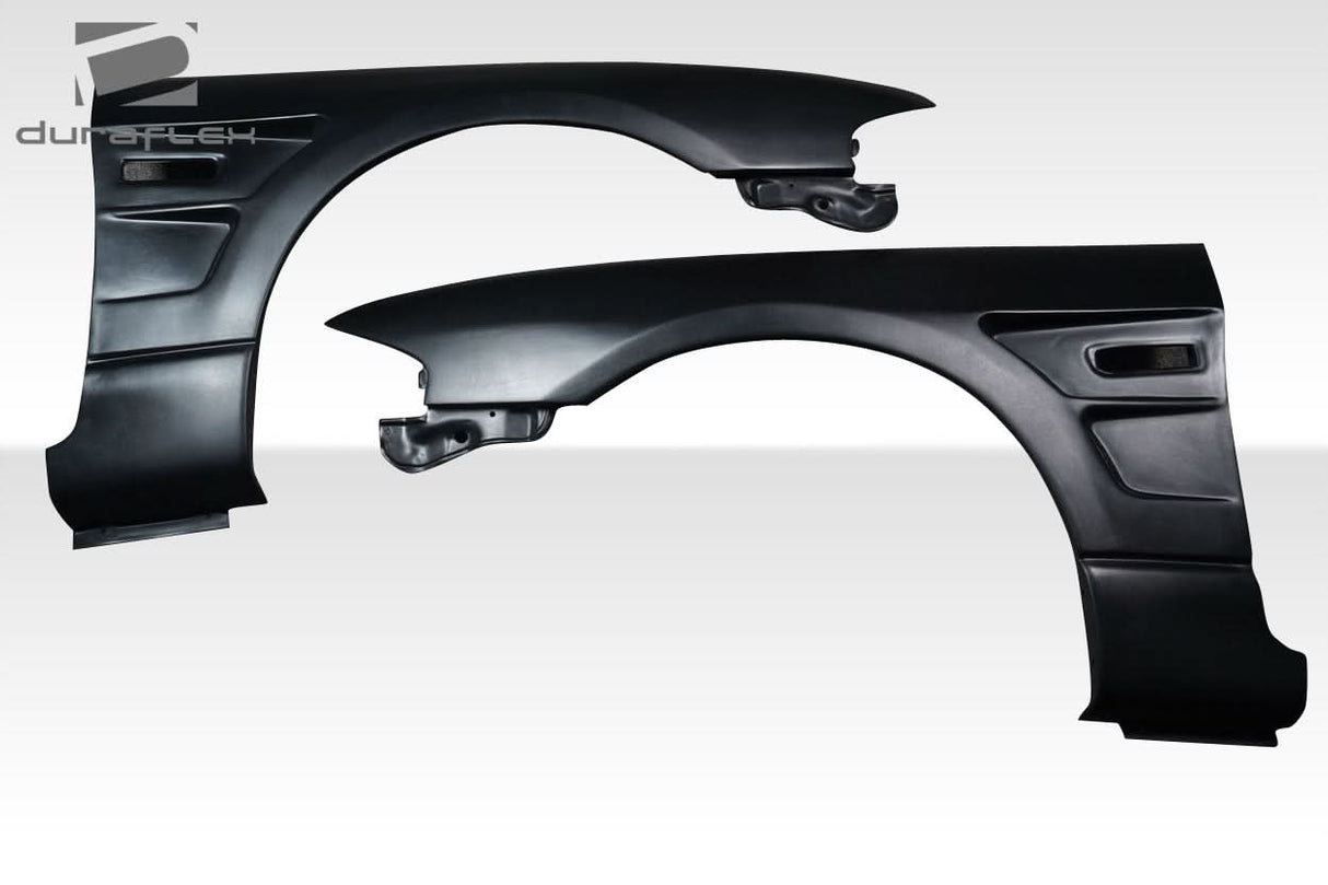 1995-1998 Nissan Skyline R33 D1 Sport Style Front Fenders - 2 Piece - FRP
