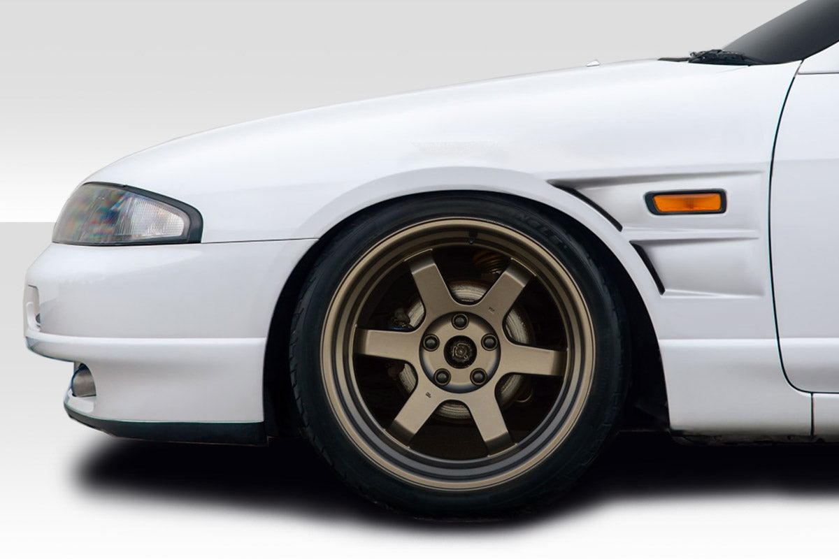 1995-1998 Nissan Skyline R33 D1 Sport Style Front Fenders - FRP