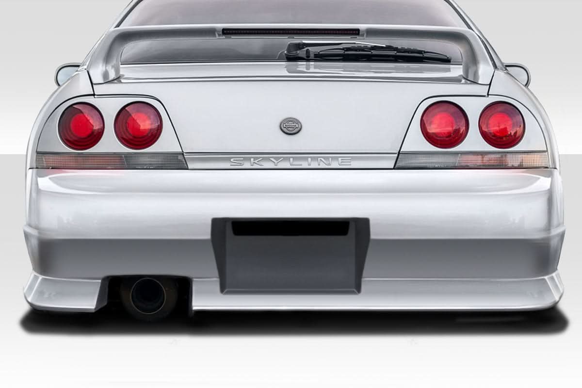 1995-1998 Nissan Skyline R33 D Spec Style Rear Bumper Cover - FRP