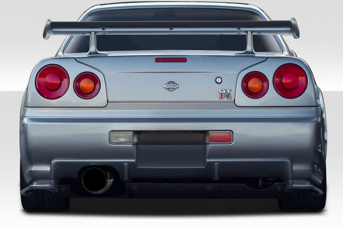 1999-2002 Nissan Skyline R34 Estra Style Rear Bumper Cover - FRP
