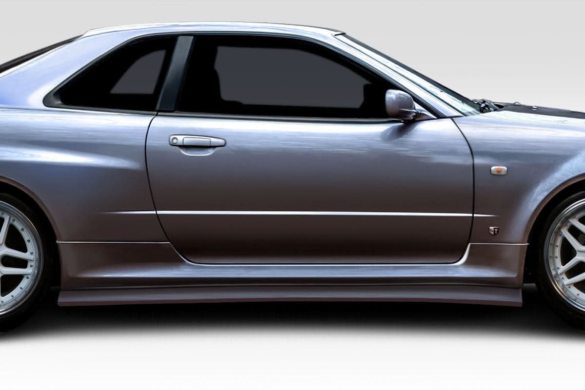 1999-2002 Nissan Skyline R34 Estra Style Side Skirt Rocker Panels - FRP