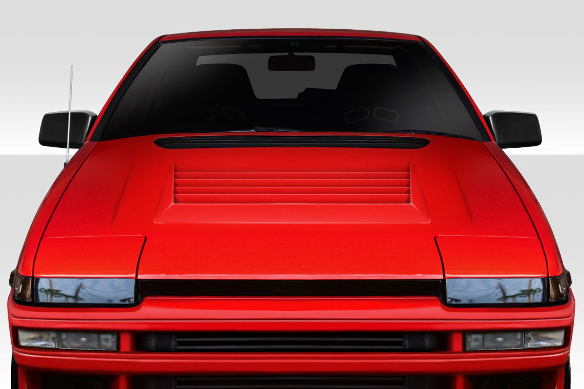 1984-1987 Toyota Corolla D1 Style Hood - 1 Piece - FRP