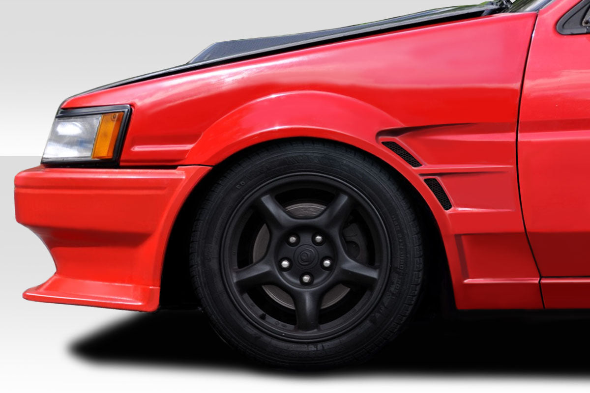 1984-1987 Toyota Corolla D1 Sport Style Front Fenders - 2 Piece