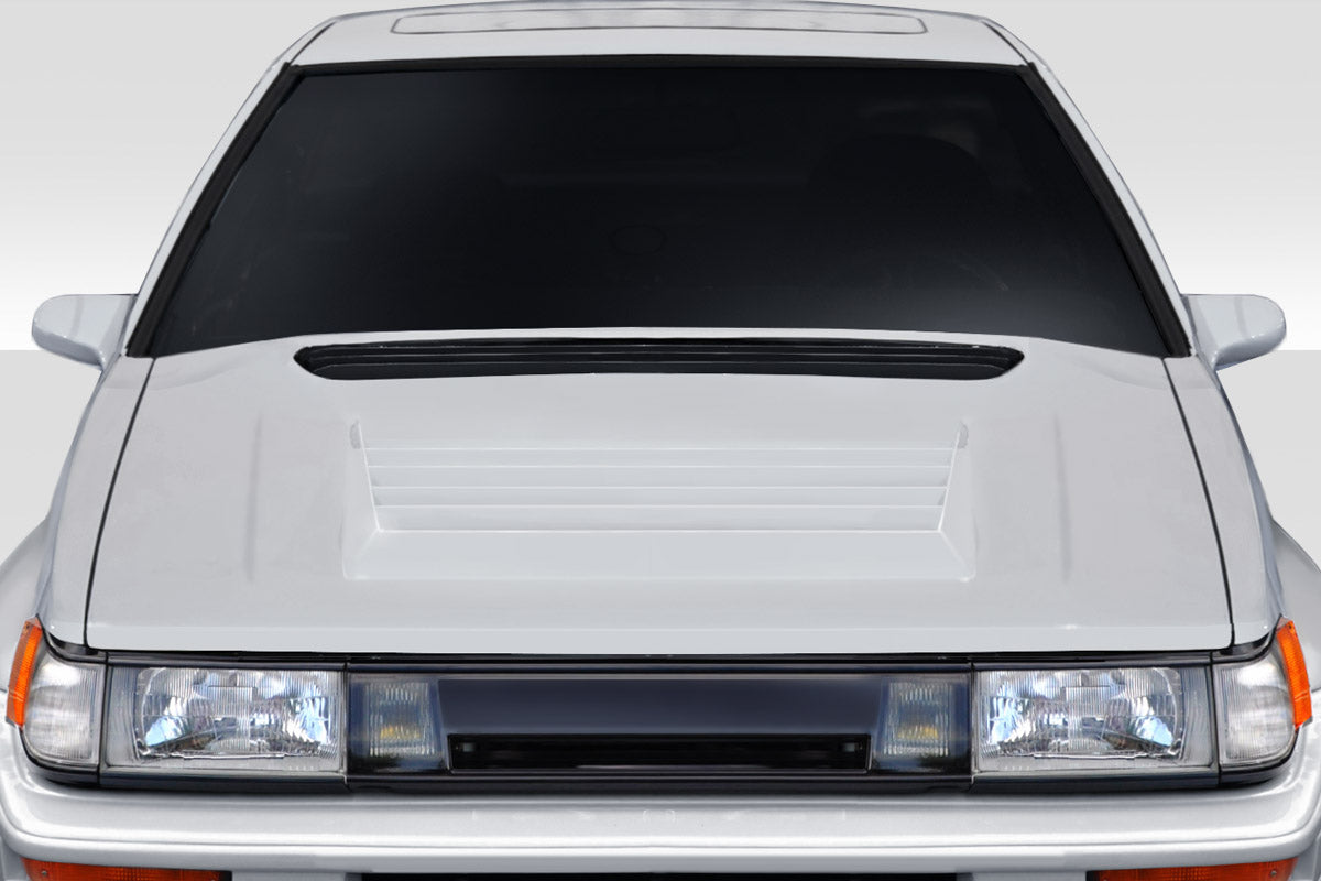 1984-1987 Toyota Corolla D1 Style Hood - 1 Piece - FRP