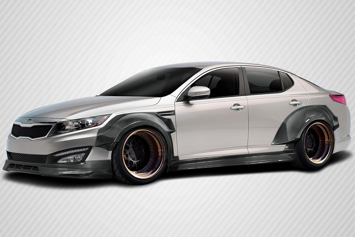 2011-2013 Kia Optima Carbon Creations CPR Body Kit - 13 Piece - Includes 116098 CPR Front Lip, 116247 CPR Side Skirts,, 116248 CPR Front Fender Flares, 116249 CPR Rear Fender Flares. (S)
