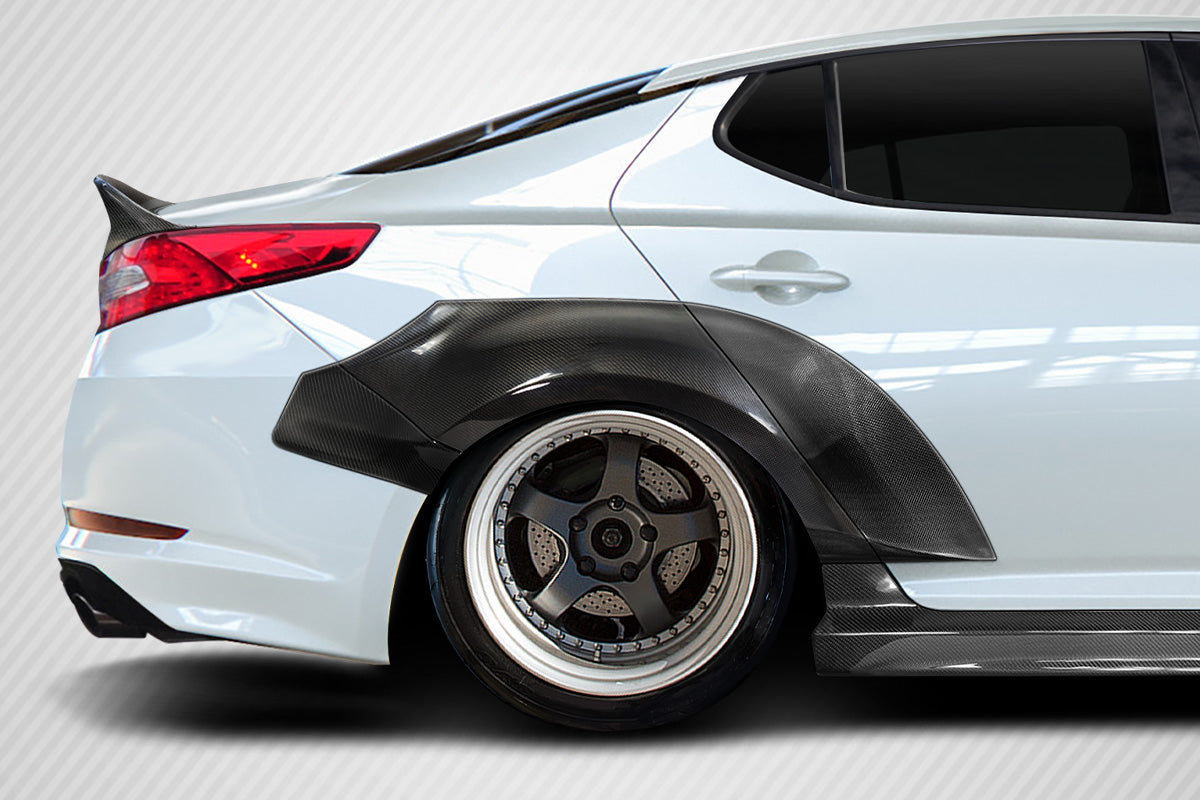2011-2013 Kia Optima Carbon Creations CPR Body Kit - 14 Piece - Includes 116098 CPR Front Lip, 116247 CPR Side Skirts,, 116248 CPR Front Fender Flares, 116249 CPR Rear Fender Flares. 116246 CPR Rear Wing Spoiler (S)