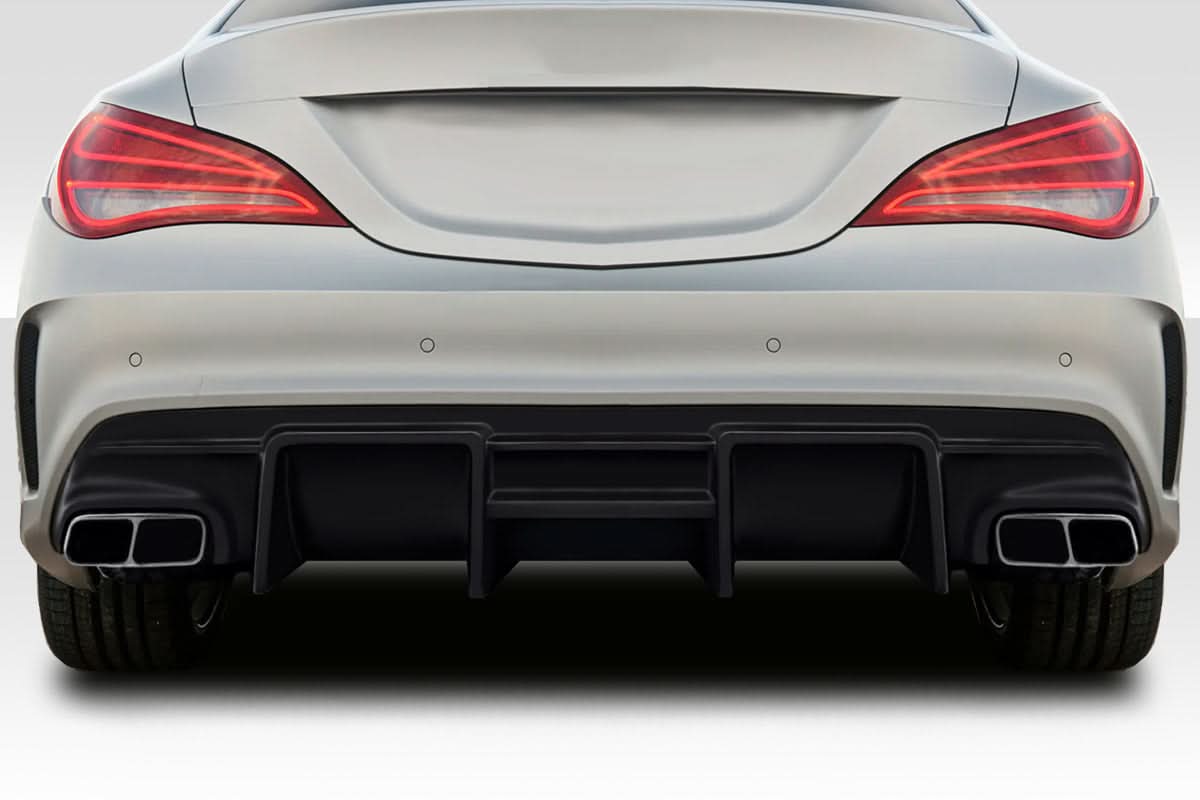 2014-2016 Mercedes CLA Class Zex Style Rear Diffuser - 1 Piece - FRP