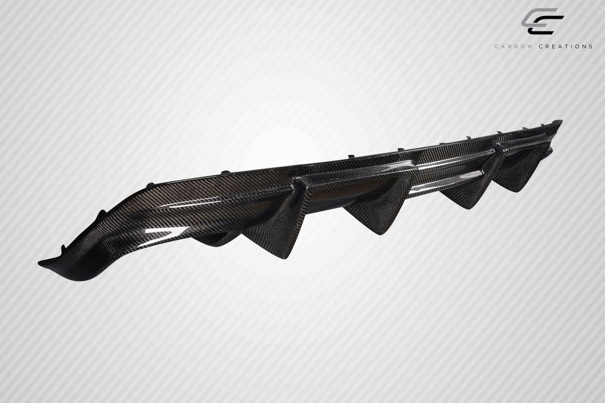 2014-2016 Mercedes CLA Class Carbon Creations Zex Rear Diffuser - 1 Piece