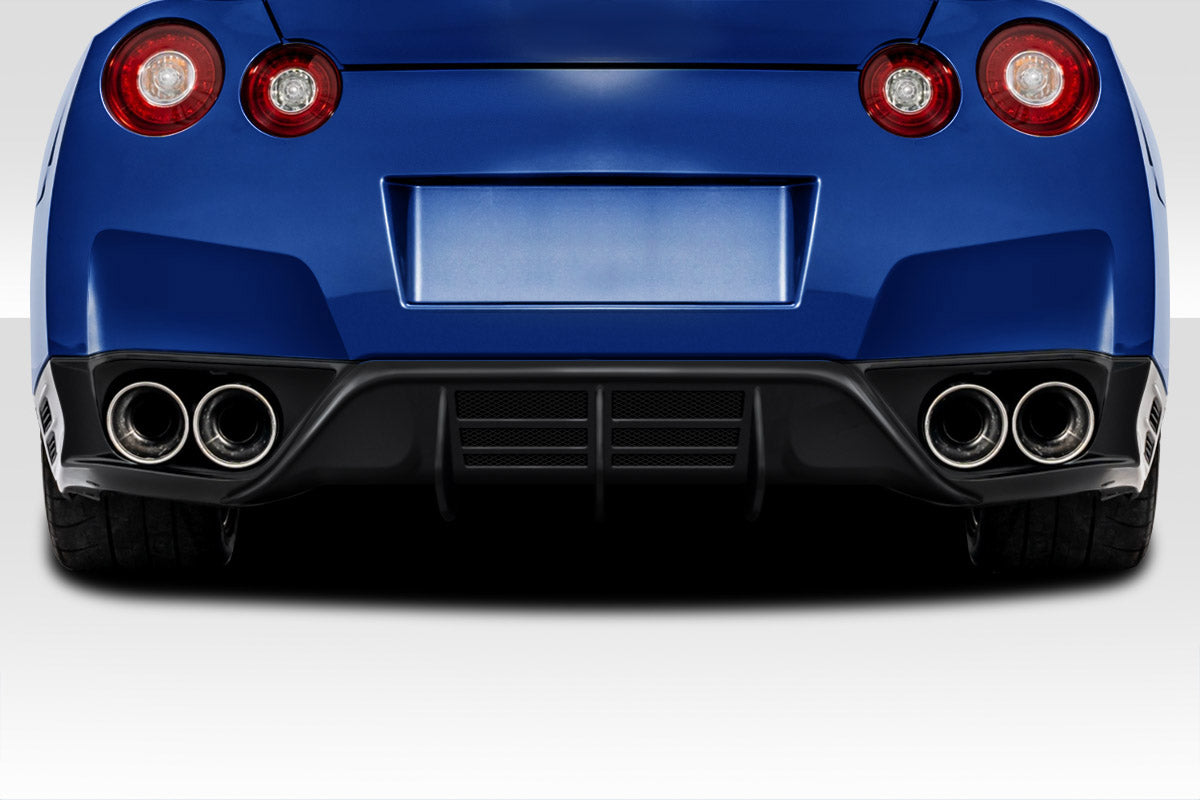 2009-2011 Nissan GT-R R35 Malve Style Rear Diffuser - 1 Piece FRP