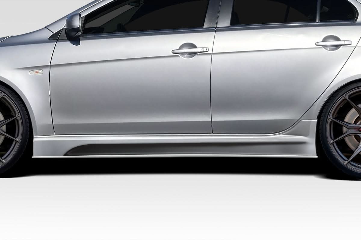 2008-2017 Mitsubishi Lancer UN Track Style Side Skirts - 2 Piece