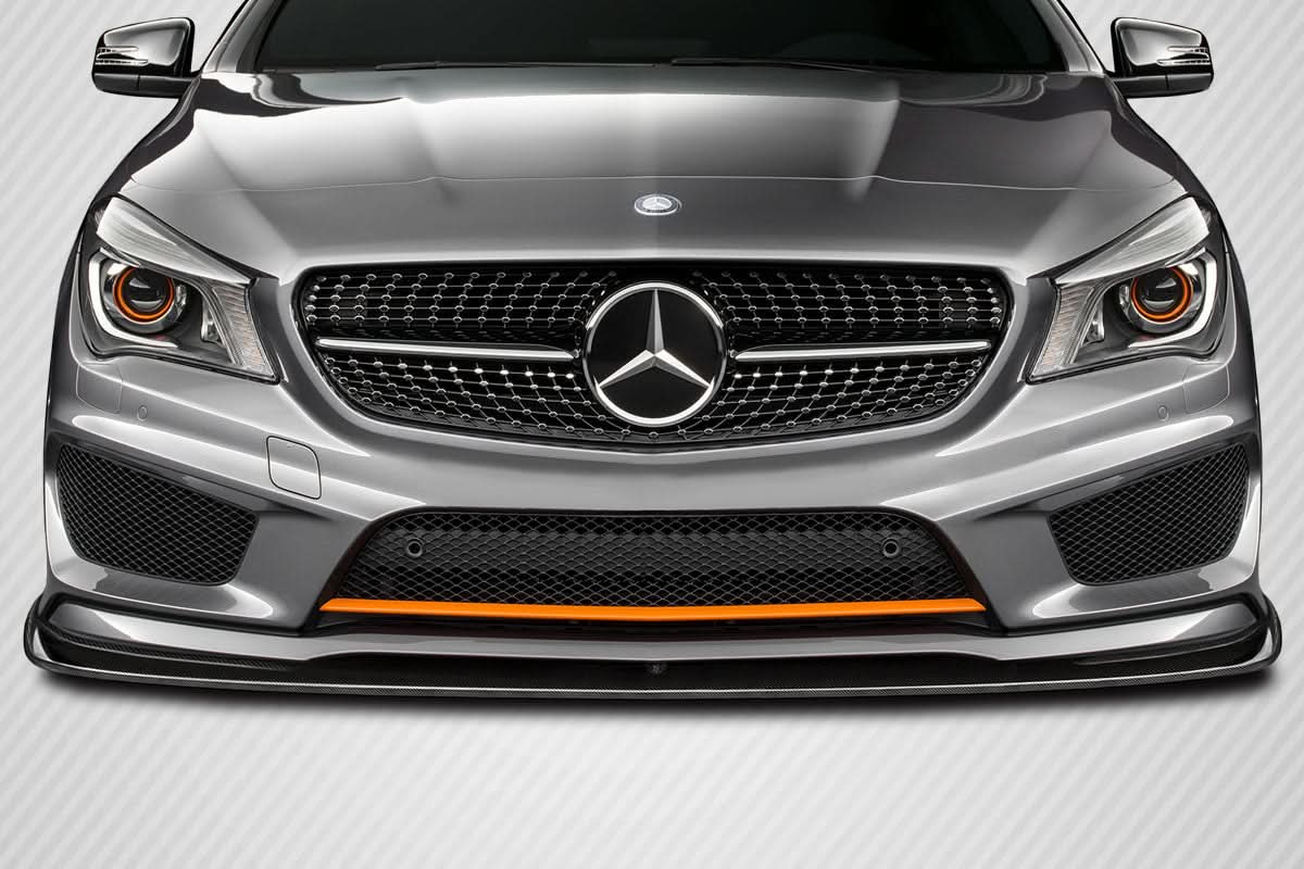 2014-2016 Mercedes CLA Class Epic Style Front Lip Spoiler - Carbon