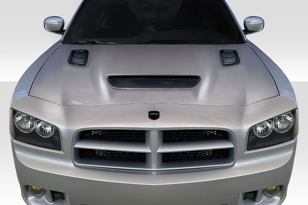 2006-2010 Dodge Charger Hellcat Redeye Look Hood - FRP